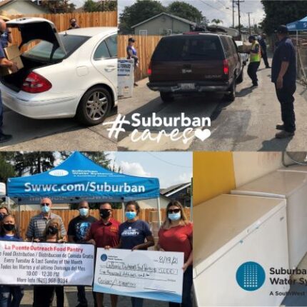 Suburban was proud to hand out 500 food boxes to our WISH customers yesterday. We are grateful to partner with La Puente Outreach Center Food Pantry who has been hosting food distributions for the past 20 years. Suburban’s donation helped them acquire coolers to support their mission of serving fresh produce along with canned goods. Thank you to everyone who joined and supported. Your partnership is crucial to overall community growth and success. Thank you to Hacienda La Puente Unified School District board member Anthony Duarte for volunteering weekly with the Pantry, making the connection with Suburban, and garnering support and supplies for yesterday's distribution. Thank you to City of La Puente, California - Government for providing traffic control and to Mayor Charlie Klinakis for joining yesterday. Thank you to Assemblymember Lisa Calderon and team for joining and providing supplies for the distribution and volunteers. Thank you to City of Industry Mayor Cory Moss and team for joining and promoting the event to our customers in Industry.